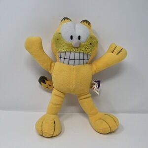Garfield Odie Cat from Multipet 11in. Yellow Soft  Plush Stuffed Toy Animal Gift